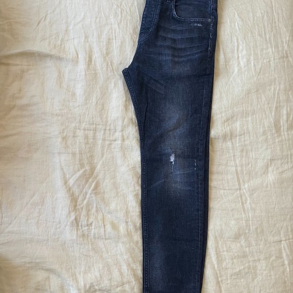 The Kooples Washed Black Tapered Denim - Picture 4 of 5